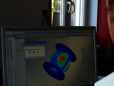 Software di simulazione della pressione interno alla ditta